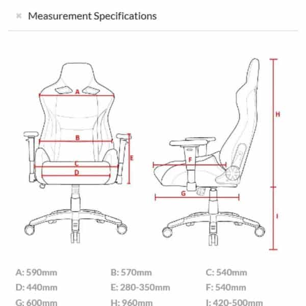 AKRacing PRO-X Series Gaming Chair 人體工學高背電競椅 (黑紅)